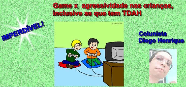O vídeo game pode causar comportamento agressivo nas crianças, inclusive nas que têm TDAH
